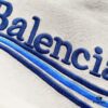 69319fd9ccd8ab3d7af93963 BALENCIAGA 320g Washed Short-Sleeve T-Shirt with Wavy Coke Embroidery and Logo Design