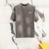 69319fdaccd8ab3d7af93967 BALENCIAGA 320g Washed Short-Sleeve T-Shirt with Wavy Coke Embroidery and Logo Design