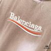 69319fdaccd8ab3d7af93975 BALENCIAGA Balenciaga 320g Washed Short-Sleeve T-Shirt with Wavy Coca-Cola Embroidery and Logo Design