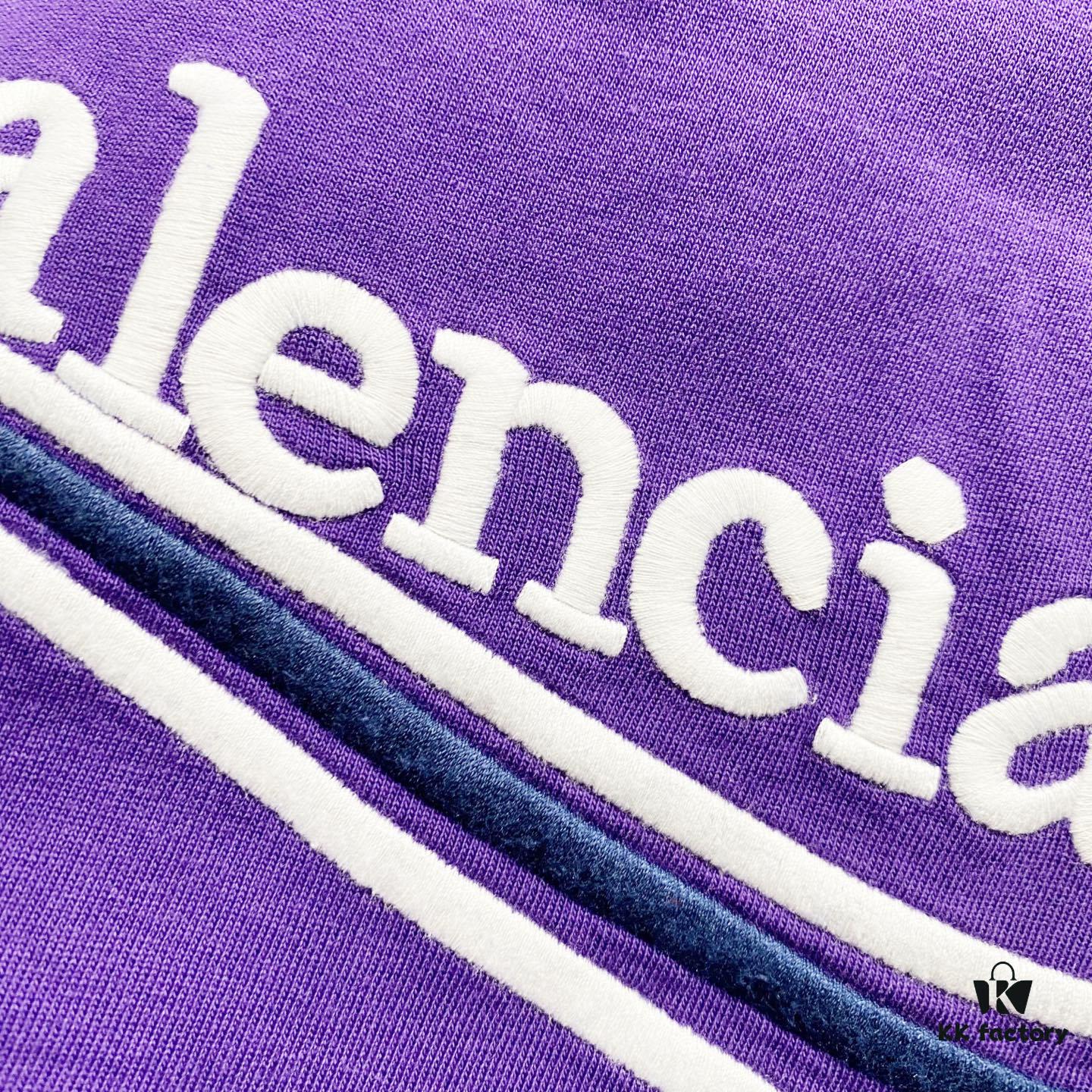 69319fdbccd8ab3d7af93980 BALENCIAGA 320g Washed Short-Sleeve T-Shirt with Wavy Coke Embroidery and Logo Design