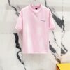 69319fdbccd8ab3d7af93985 BALENCIAGA 320g Washed Short Sleeve T-Shirt with Wavy Coca-Cola Embroidery and Logo Design
