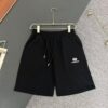 69319fdcccd8ab3d7af93999 Balenciaga 400g Heavyweight Cotton Loose Casual Shorts with Embroidered Logo Design