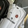 69319fdfccd8ab3d7af939d7 Top Version (Different from Standard Stock) Balenciaga/25SS Paris Fashion Week Manchester United Collaborative Football 10 Number Embroidered Print Short Sleeve T-Shirt