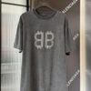 69319fdfccd8ab3d7af939de Balenciaga BB Logo Rhinestone Letter Distressed Washed T-Shirt, Premium Version (Different from Standard Stock), 250g Fabric, Multi-Tear and Ripped Wash Treatment, High-Brightness Imported Australian Rhinestones, Heat-Pressed for Durability, Loose Fit Unisex Short Sleeve Tee