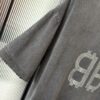 69319fe0ccd8ab3d7af939e0 Balenciaga BB Logo Rhinestone Letter Distressed Washed T-Shirt, Premium Version (Different from Standard Stock), 250g Fabric, Multi-Tear and Ripped Wash Treatment, High-Brightness Imported Australian Rhinestones, Heat-Pressed for Durability, Loose Fit Unisex Short Sleeve Tee