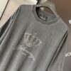 69319fe0ccd8ab3d7af939e8 Balenciaga Crown BB Logo Rhinestone Embellished Distressed Washed T-Shirt, Premium Version (Different from Standard Stock), 250g Fabric with Multi-Tear and Cut-Out Wash Treatment, Imported Australian Rhinestones, Heat-Pressed for Durability, High Shine, Loose Fit Unisex Design