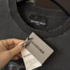 69319fe0ccd8ab3d7af939f1 Balenciaga Crown BB Logo Rhinestone Embellished Distressed Washed T-Shirt, Premium Version (Different from Standard Stock), 250g Fabric with Multi-Tear and Cut-Out Wash Treatment, Imported Australian Rhinestones, Heat-Pressed for Durability, High Shine, Loose Fit Unisex Design