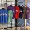 Top-Tier Version Balenciaga Masking Tape Yellow Tape Snowflake Unisex Short Sleeve T-Shirt