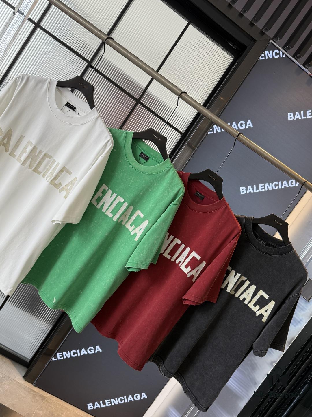 69319fe1ccd8ab3d7af939f8 Balenciaga Top Version Washi Tape Yellow Tape Snowflake Unisex Short Sleeve T-Shirt
