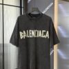 69319fe1ccd8ab3d7af939fd Balenciaga Top Version Washi Tape Yellow Tape Snowflake Unisex Short Sleeve T-Shirt