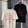 69319fe5ccd8ab3d7af93a3e 2025SS Balenciaga LIPSTICK VALENTINES Oversized Heavy Washed Distressed Short Sleeve T-Shirt (Top-Tier Version, Distinguished from Standard Market Copies)