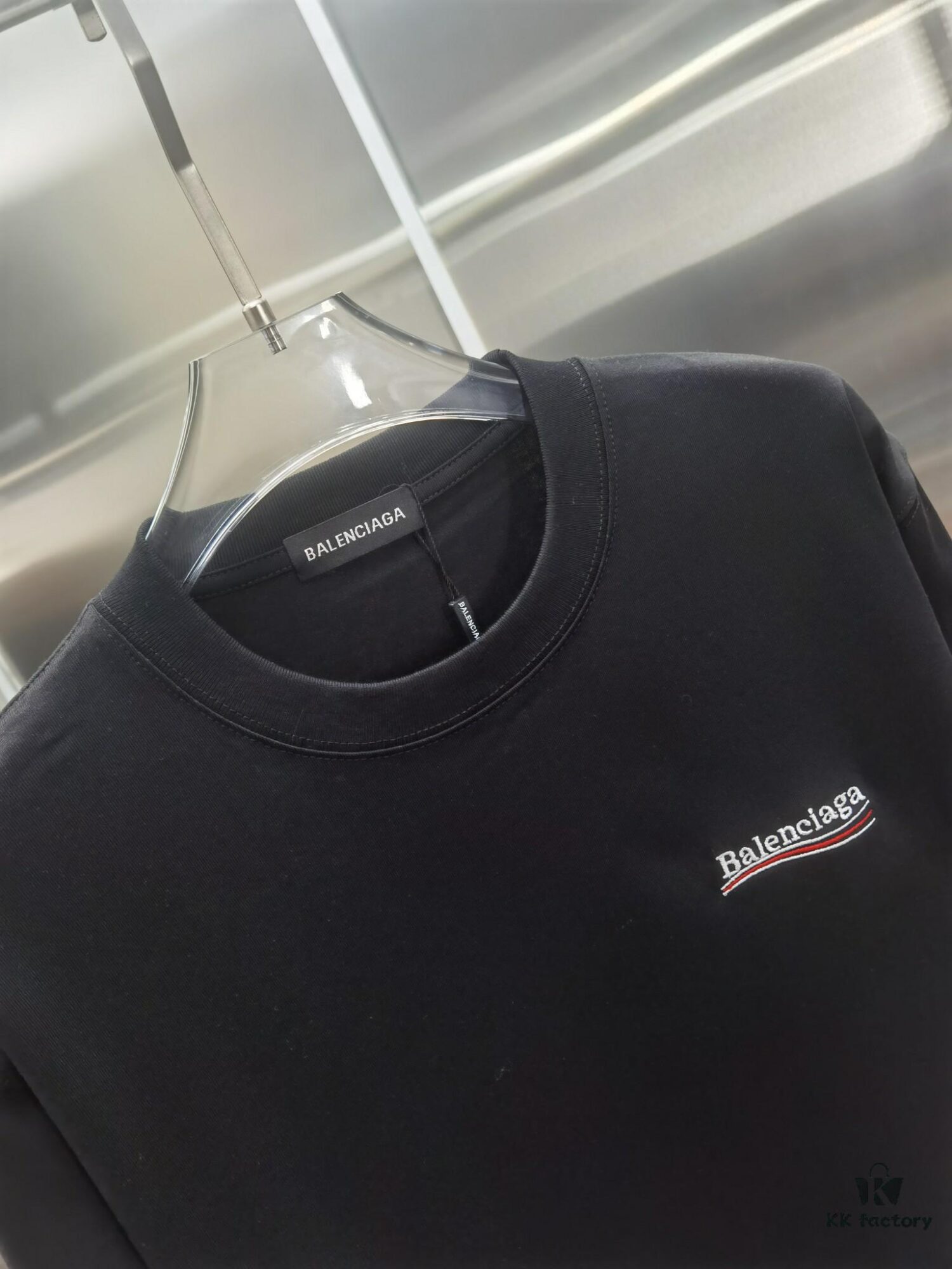 69319fe6ccd8ab3d7af93a52 Paris BLCG (Top-tier Embroidered Version, Distinct from Standard Stock) Short Sleeve T-Shirt
