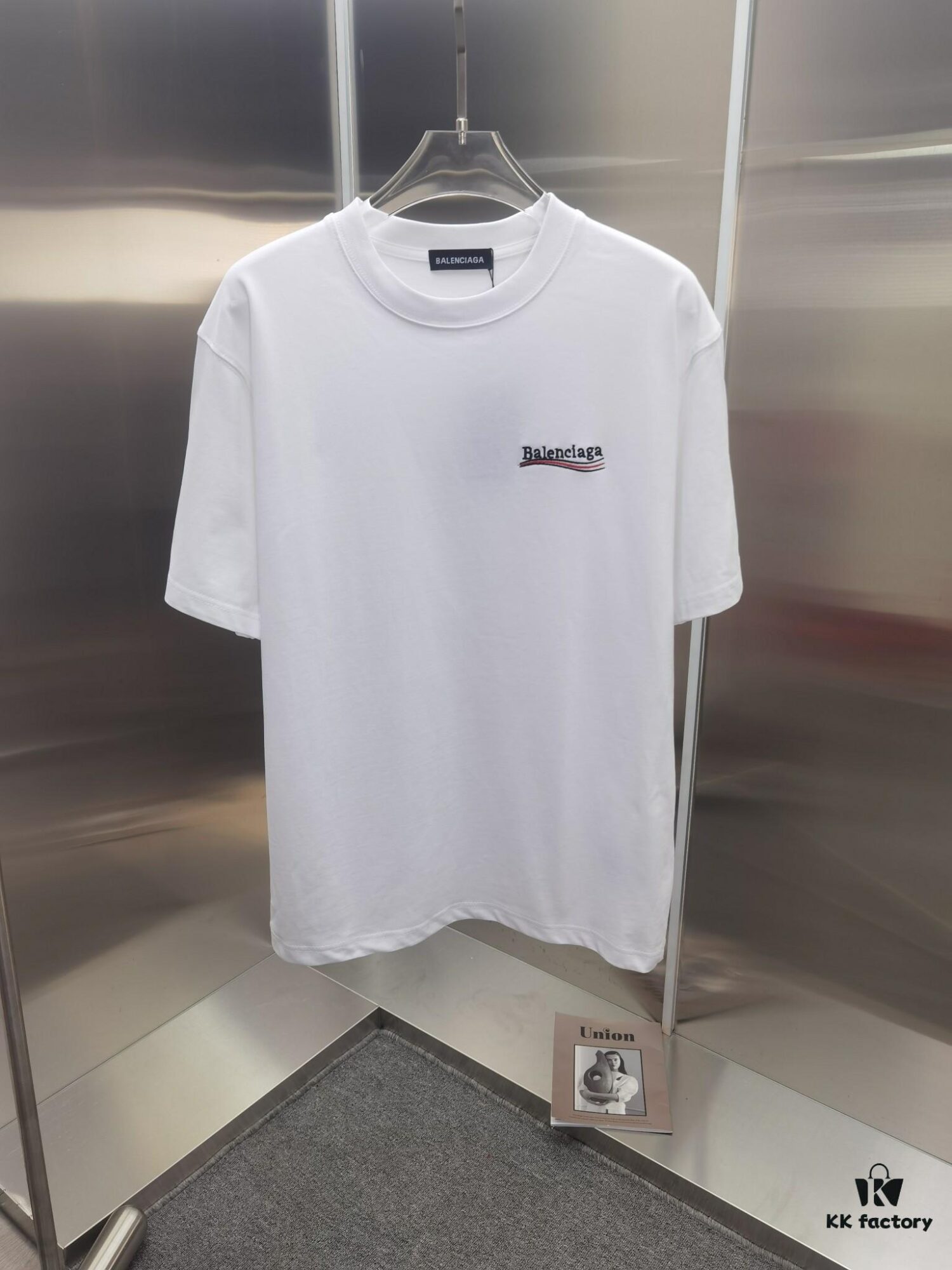 69319fe7ccd8ab3d7af93a61 Paris BLCG (Top-tier Embroidered Version, Distinguished from Standard Stock) Short Sleeve T-Shirt
