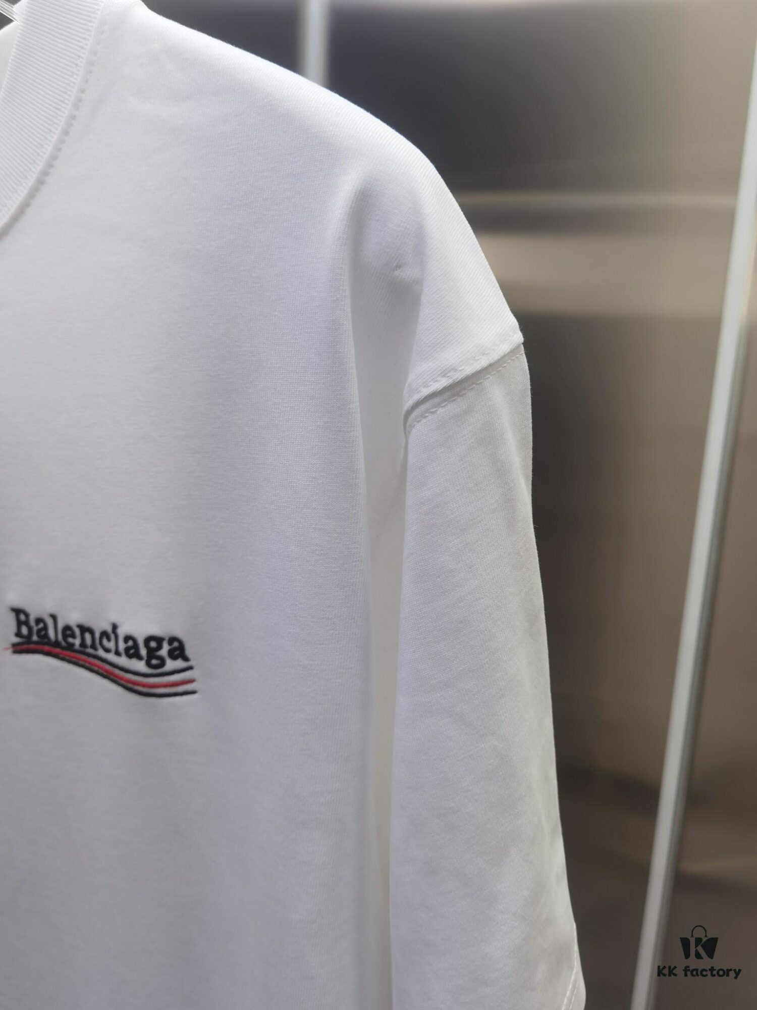 69319fe7ccd8ab3d7af93a66 Paris BLCG (Top-tier Embroidered Version, Distinguished from Standard Stock) Short Sleeve T-Shirt