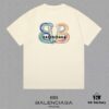 69319fe7ccd8ab3d7af93a69 BALEN Paris 25SS New Arrival Designer Streetwear Print Round-Neck Short-Sleeve T-Shirt