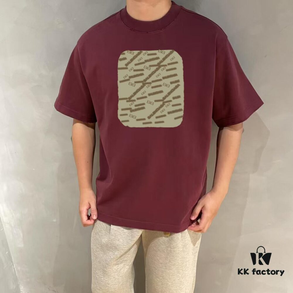 69319febccd8ab3d7af93a78 BALEN Paris 25SS New Arrival Designer Streetwear Print Crew Neck Short Sleeve T-Shirt