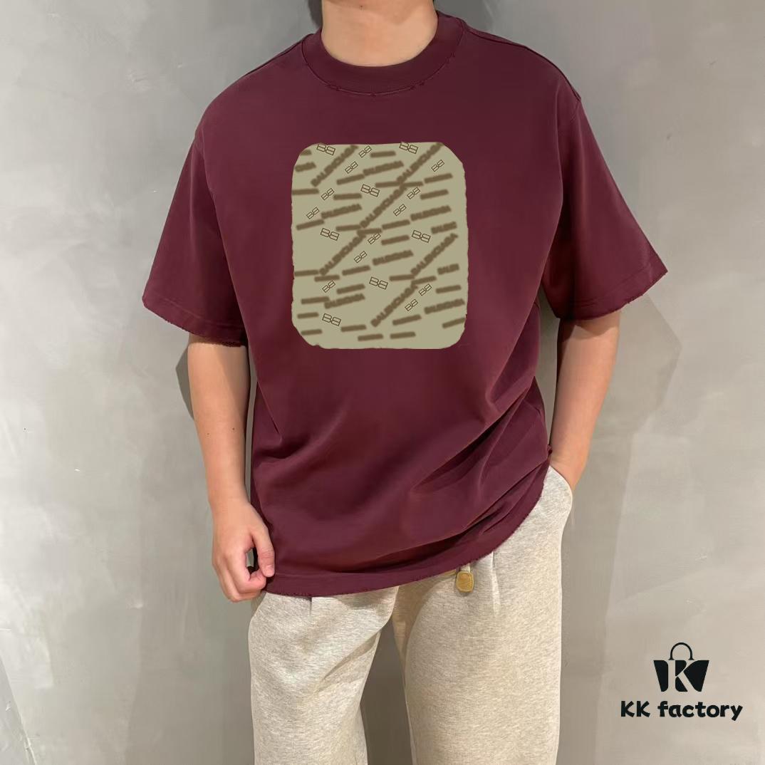 69319febccd8ab3d7af93a79 BALEN Paris 25SS New Arrival Designer Streetwear Print Crew Neck Short Sleeve T-Shirt