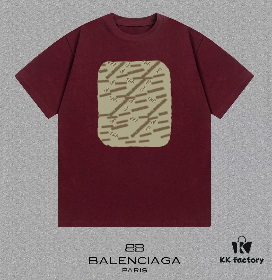 69319febccd8ab3d7af93a7a BALEN Paris 25SS New Arrival Designer Streetwear Print Crew Neck Short Sleeve T-Shirt
