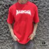 69319feeccd8ab3d7af93a8b BALEN Paris 25SS New Arrival Designer Handcrafted Graphic Round Neck Short Sleeve T-Shirt