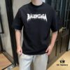 69319fefccd8ab3d7af93a91 BALEN Paris 25SS New Arrival Designer Streetwear Print Round Neck Short Sleeve T-Shirt, 300gsm Cotton, Oversized Drop Shoulder Fit, Spring/Summer Collection