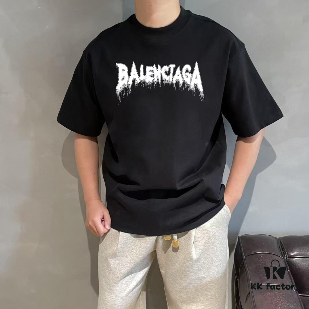 69319fefccd8ab3d7af93a92 BALEN Paris 25SS New Arrival Designer Streetwear Print Round Neck Short Sleeve T-Shirt, 300gsm Cotton, Oversized Drop Shoulder Fit, Spring/Summer Collection