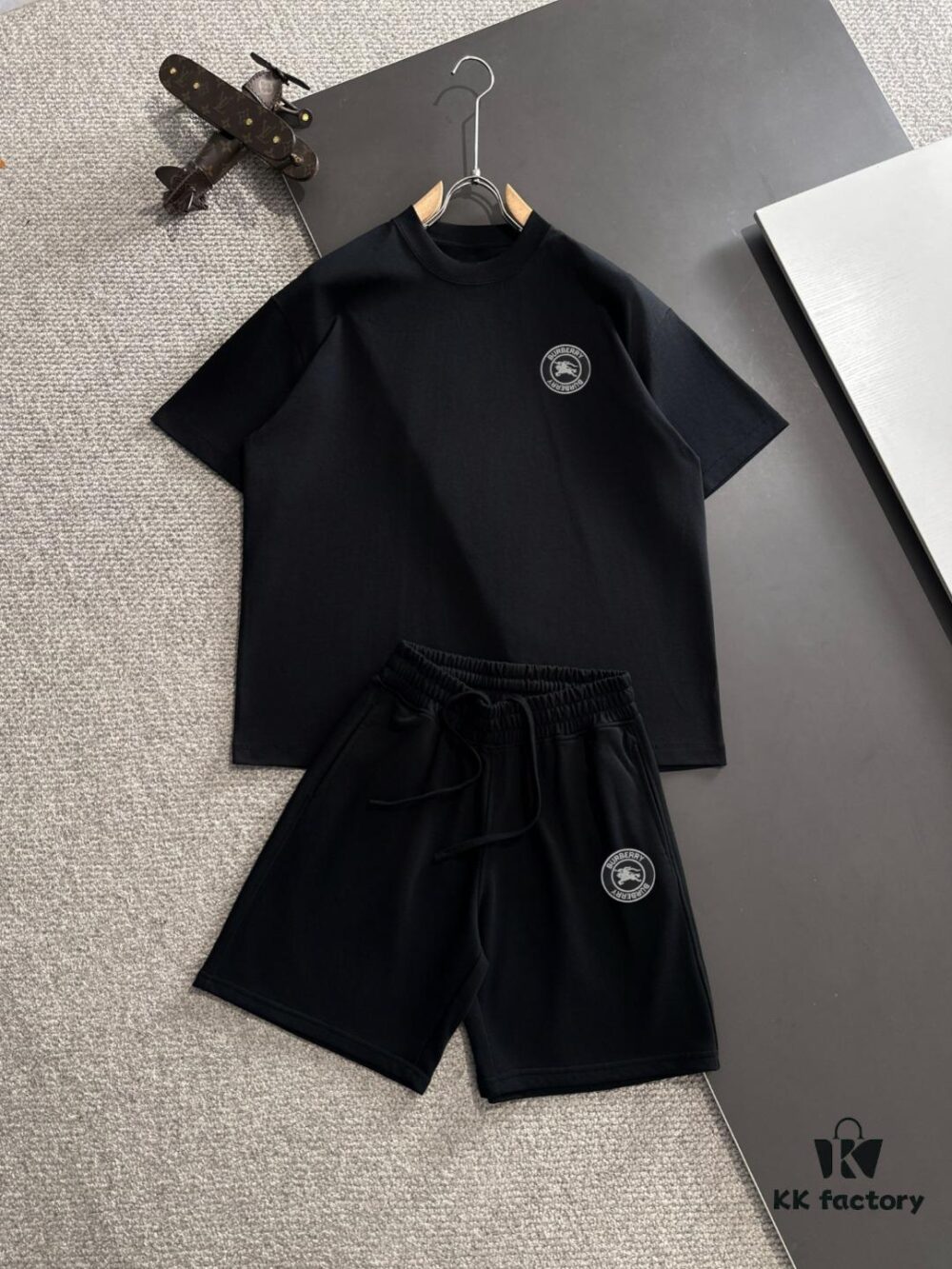 Balenciaga High-End Custom 2025 Spring/Summer New Elastic Waist Casual Heavy Wash Suit, Wax-Dyed Textured Breathable Fabric, Store Exclusive Custom Material