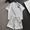 69319ff4ccd8ab3d7af93ac2 Balenciaga High-End Custom 2025 Spring/Summer Heavy Washed Casual Suit with Elastic Band, Wax-Dyed Textured Fabric, Breathable and Moisture-Wicking