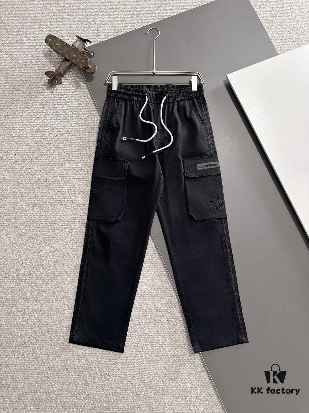 69319ff6ccd8ab3d7af93adf Balenciaga 2025 Spring/Summer New Elastic Waist Casual Pants, Lightweight Custom Counter Fabric, Highly Breathable and Comfortable, Exquisite Details, Brand-Inspired Design Concept Reflecting High Quality, Soft and Smooth Touch