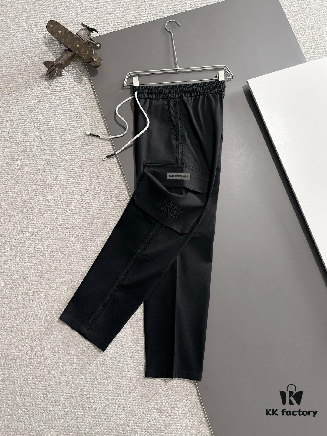 69319ff6ccd8ab3d7af93ae5 Balenciaga 2025 Spring/Summer New Elastic Waist Casual Pants, Lightweight Custom Counter Fabric, Highly Breathable and Comfortable, Exquisite Details, Brand-Inspired Design Concept Reflecting High Quality, Soft and Smooth Touch