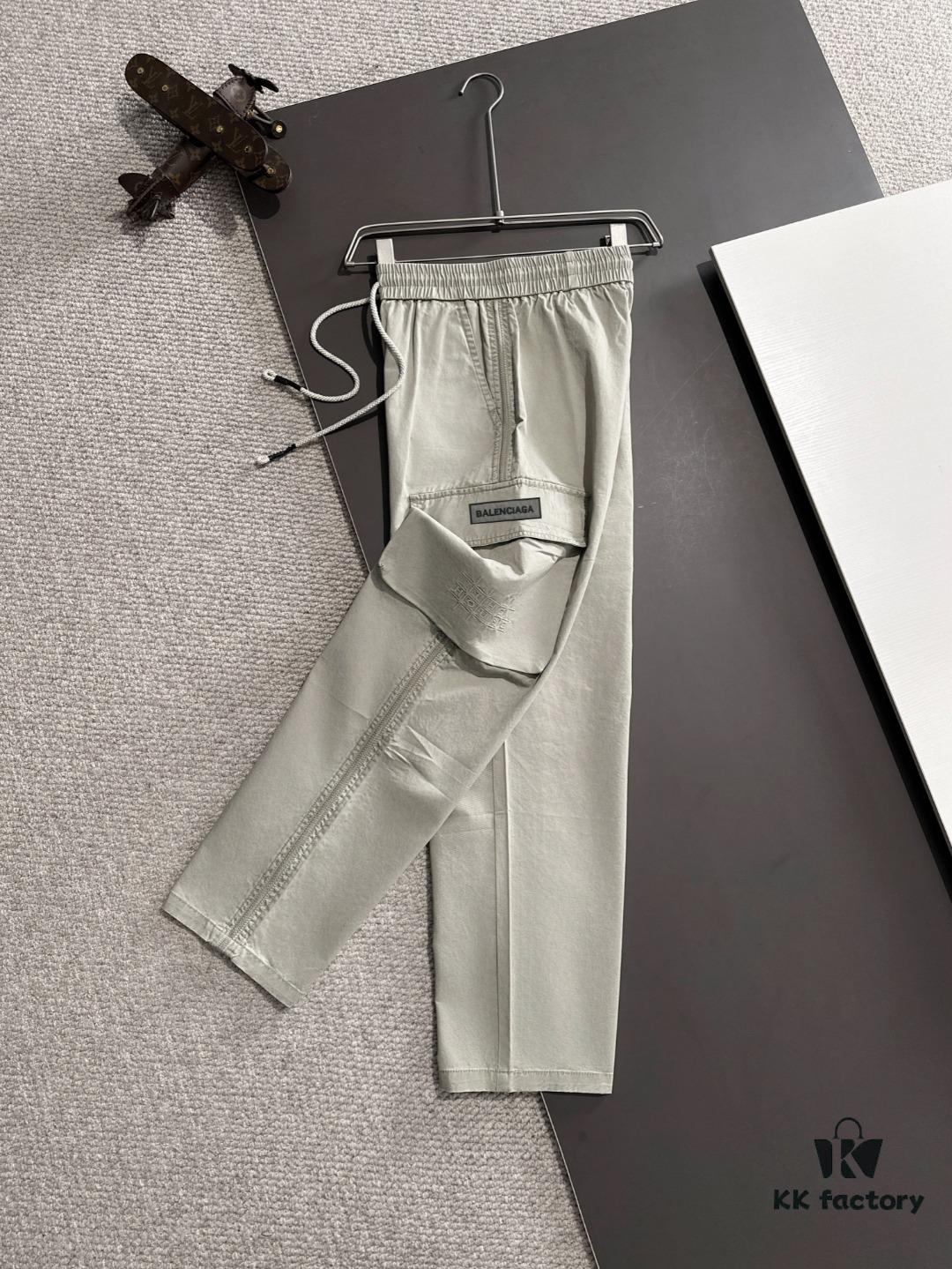 69319ff7ccd8ab3d7af93aee Balenciaga 2025 Spring/Summer New Elastic Waist Casual Pants, Lightweight Custom Counter Fabric, Highly Breathable and Comfortable, Exquisite Details, Brand Design Concept Reflecting High Quality, Soft and Smooth Touch