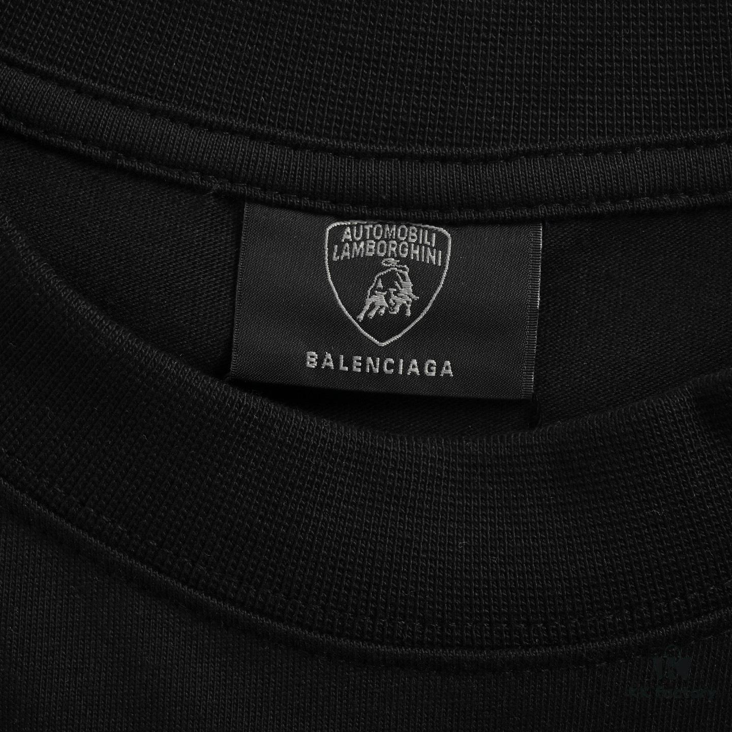 69319ff8ccd8ab3d7af93b12 Balenciaga Lamborghini Racing Short Sleeve T-Shirt