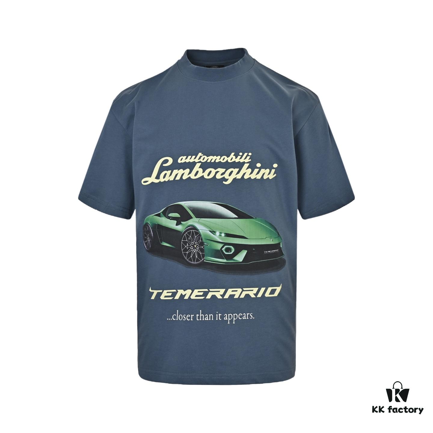 69319ffaccd8ab3d7af93b2c Balenciaga Lamborghini Racing T-Shirt