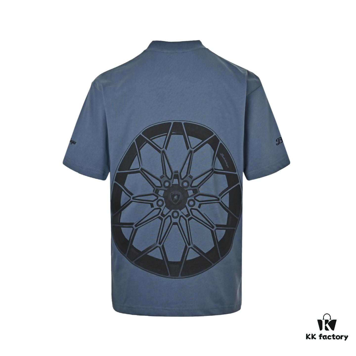 69319ffaccd8ab3d7af93b2e Balenciaga Lamborghini Racing T-Shirt