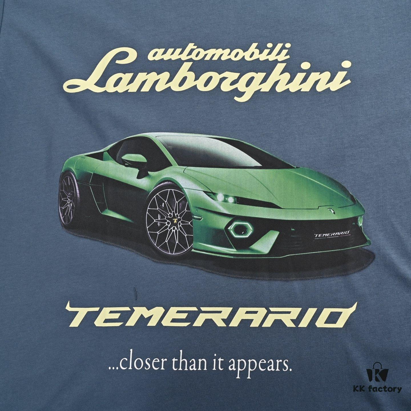 69319ffaccd8ab3d7af93b33 Balenciaga Lamborghini Racing T-Shirt