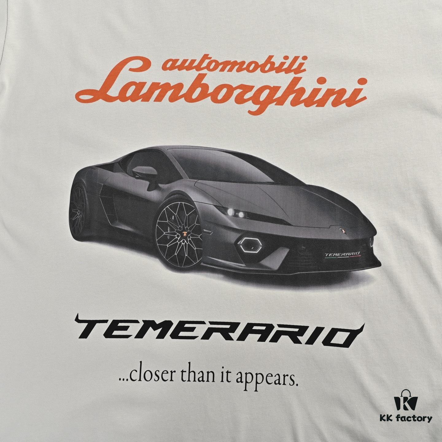 Balenciaga Lamborghini Racing Short Sleeve T-Shirt