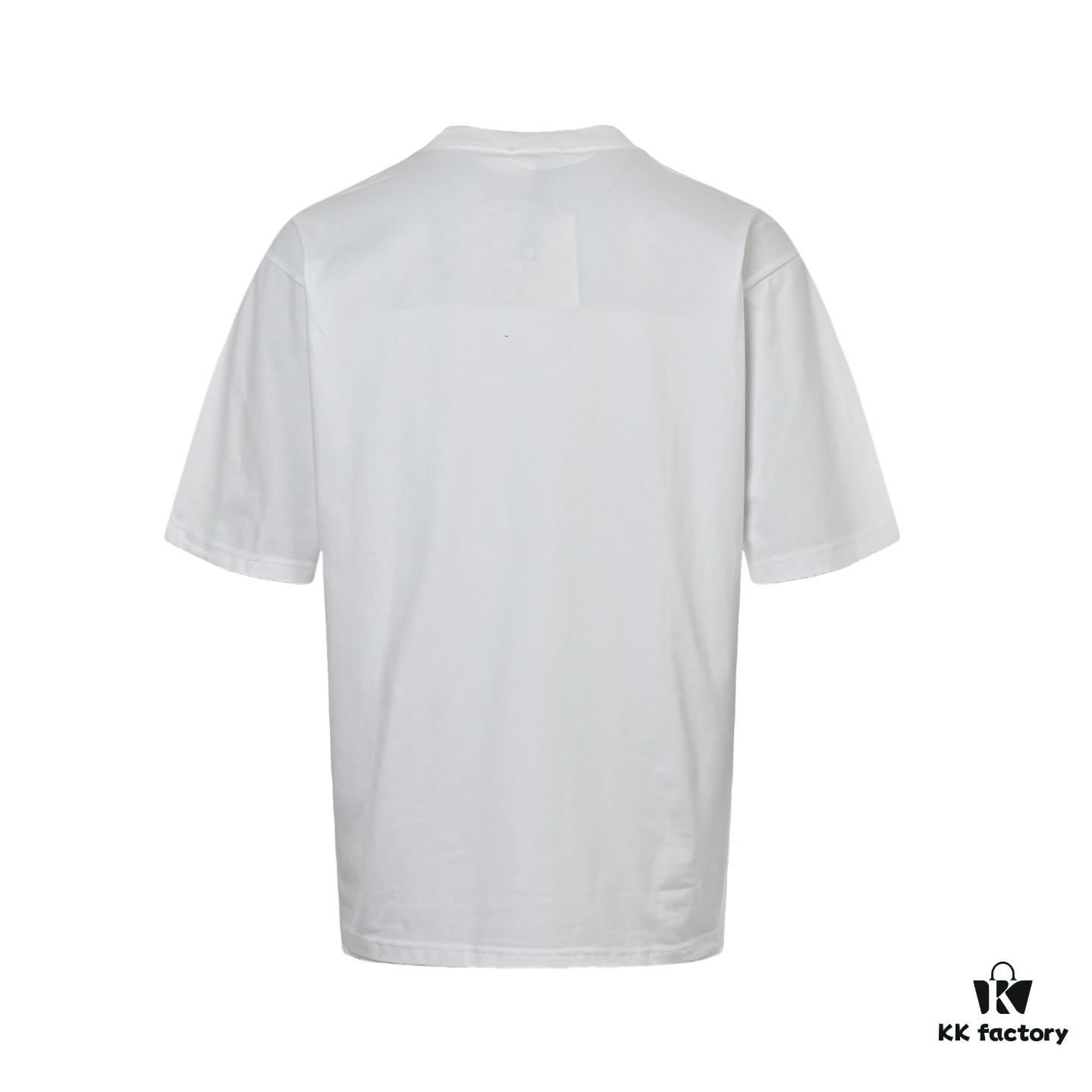 69319ffcccd8ab3d7af93b5b Balenciaga Wheat Logo Print Short-Sleeve T-Shirt