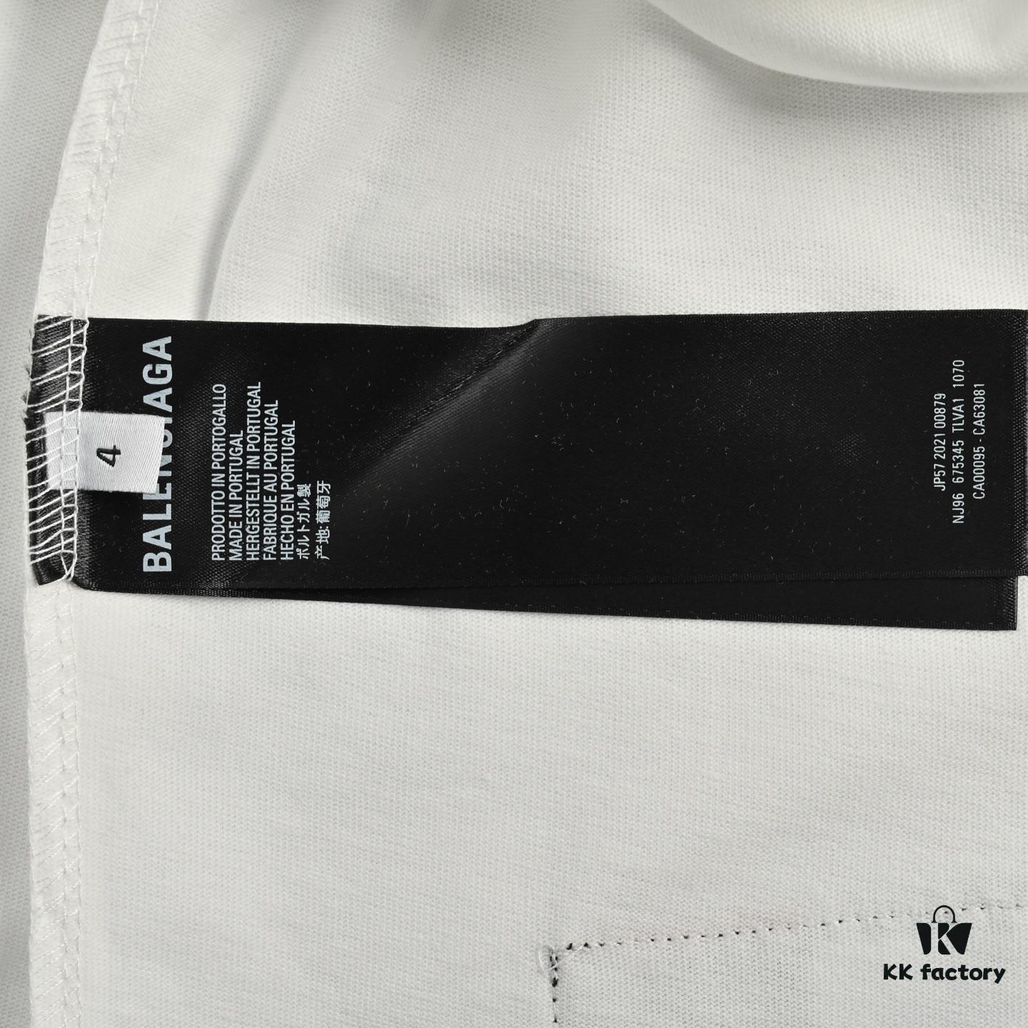 6931a001ccd8ab3d7af93bbd Balenciaga 25SS Basketball Embroidered Number 01 Print Short Sleeve T-Shirt
