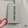 6931a003ccd8ab3d7af93be4 Balenciaga Valentine's Limited Edition Graffiti Heart Short-Sleeve T-Shirt