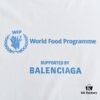 6931a004ccd8ab3d7af93bf6 Balenciaga 23SS World Food Programme Printed Short-Sleeve T-Shirt