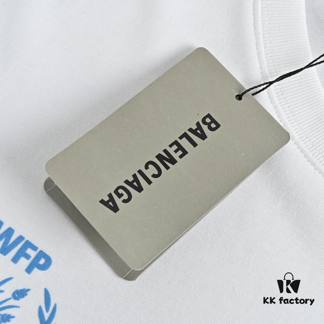 6931a004ccd8ab3d7af93bf7 Balenciaga 23SS World Food Programme Printed Short-Sleeve T-Shirt