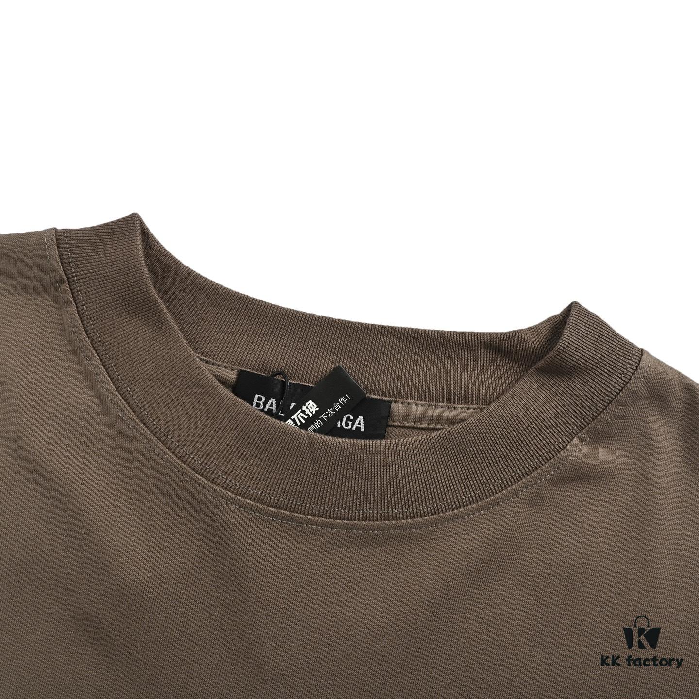 6931a005ccd8ab3d7af93c15 Balenciaga World Food Programme Printed Short Sleeve T-Shirt