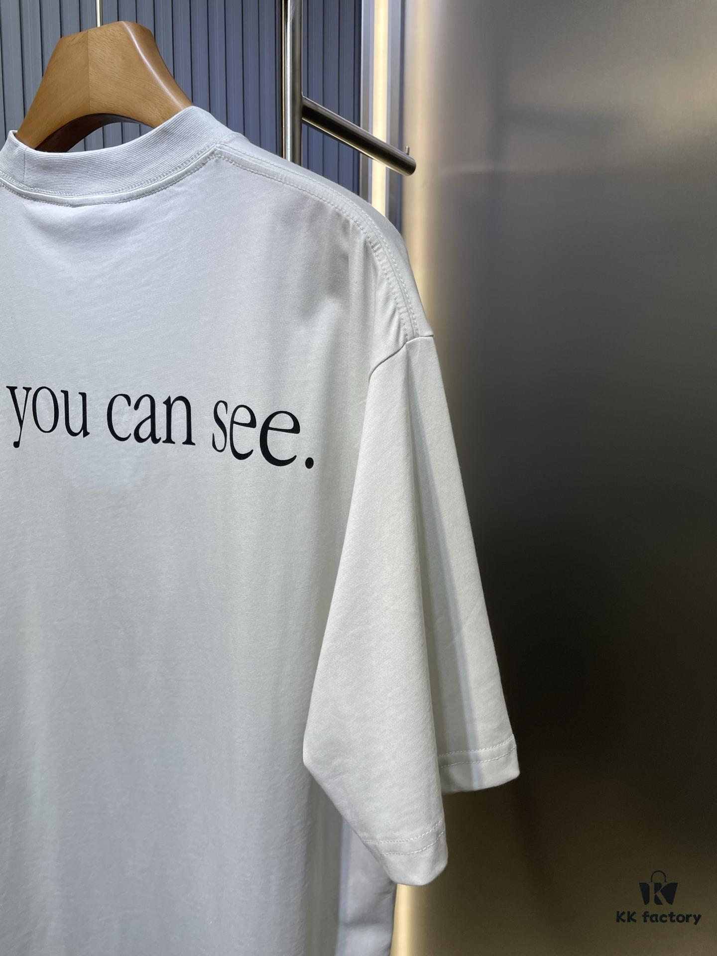 6931a008ccd8ab3d7af93c47 25SS Paris 360 Sunglasses Pattern Short-Sleeve T-Shirt, Grey-White Colorway, Unisex Design, Full Size In Stock