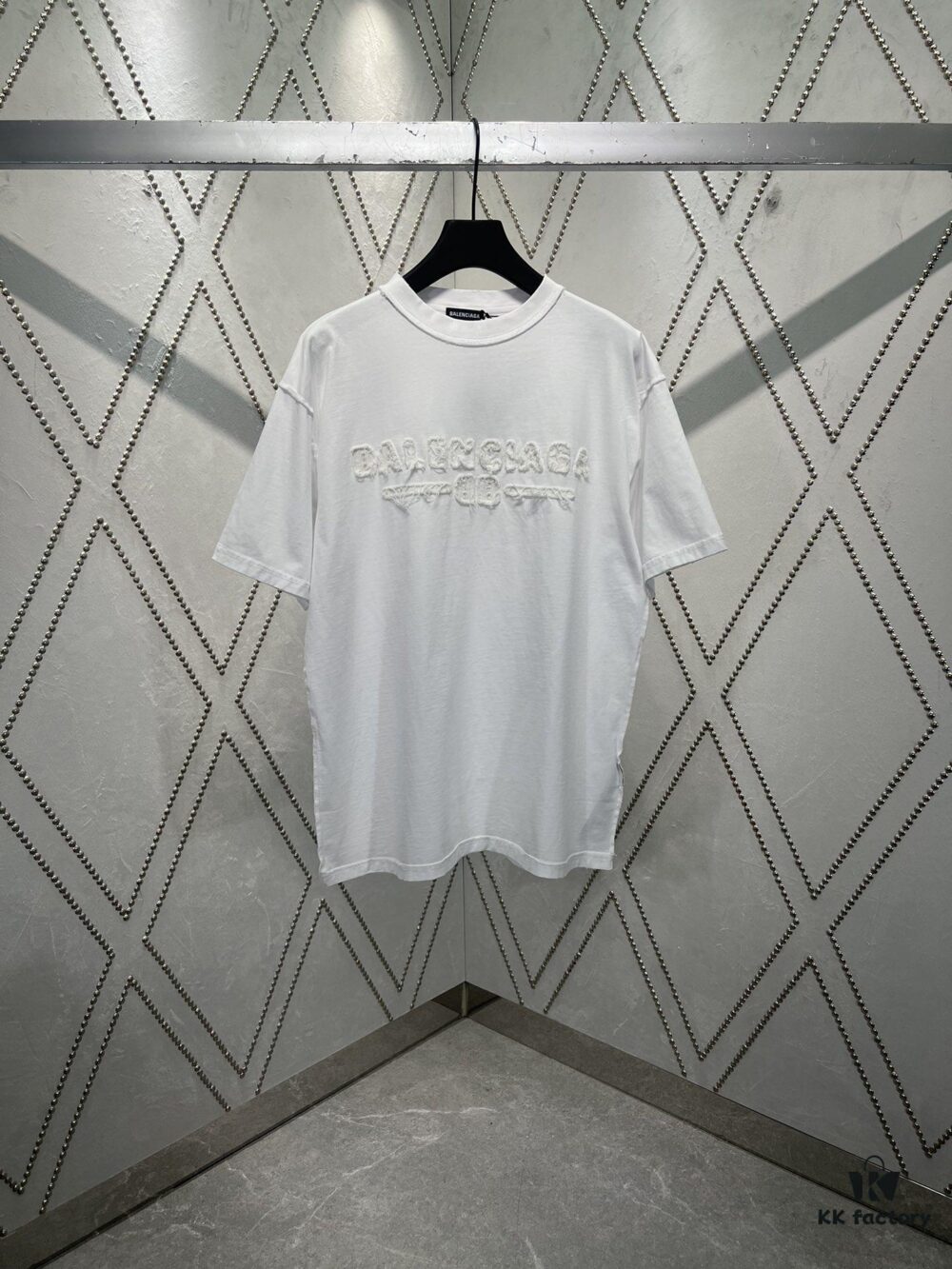 6931a009ccd8ab3d7af93c66 Paris 25SS New Arrival Inside-Out Washed Blue Vintage Plain Knit T-Shirt, Medium Fit