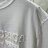 Paris 25SS New Arrival Inside-Out Washed Blue Vintage Plain Knit T-Shirt, Medium Fit