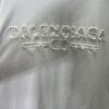 Paris 25SS New Arrival Inside-Out Washed Blue Vintage Plain Knit T-Shirt, Medium Fit