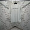 Paris 25ss New Arrival Basketball Sneaker Distressed Plain Knit Oversized T-Shirt