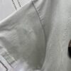 Paris 25ss New Arrival Basketball Sneaker Distressed Plain Knit Oversized T-Shirt