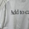 Paris 25ss New Arrival Basketball Sneaker Distressed Plain Knit Oversized T-Shirt