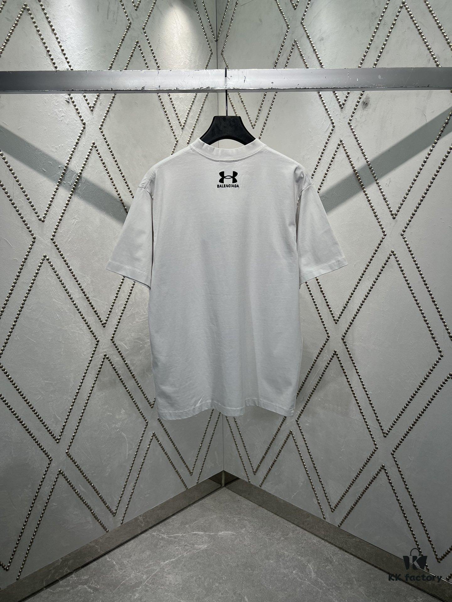Paris 25SS New Arrival Round Neck Double C Pattern Embroidered Short Sleeve T-Shirt, Unisex