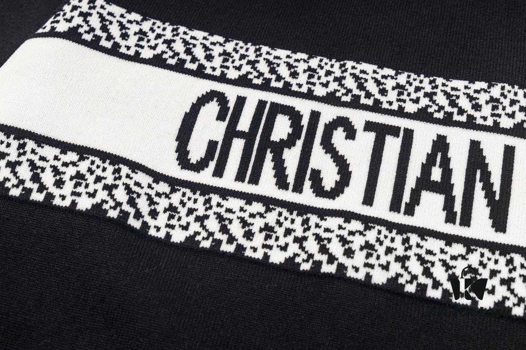 6931a00dccd8ab3d7af93caf New Dior DIOR 2024 Latest Jacquard Knit Long Sleeve Sweater Unisex